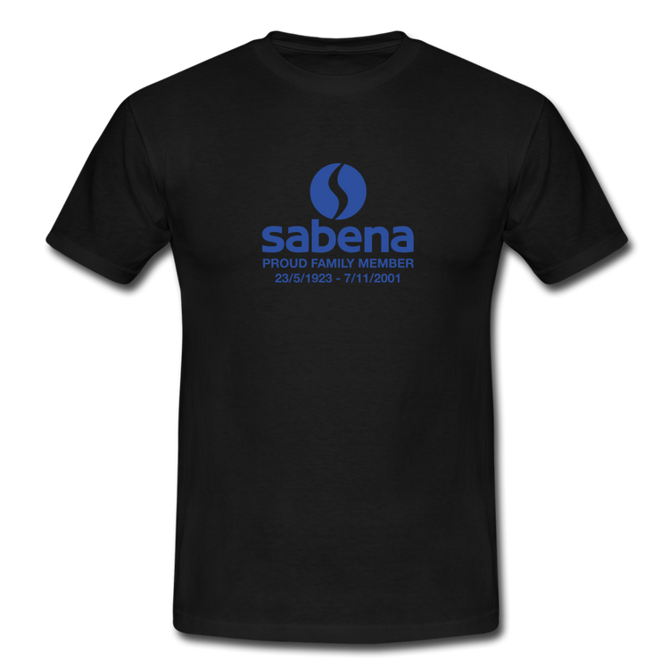 sabena proud family member - T-Shirt (man) - zwart