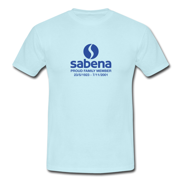 sabena proud family member - T-Shirt (man) - sky