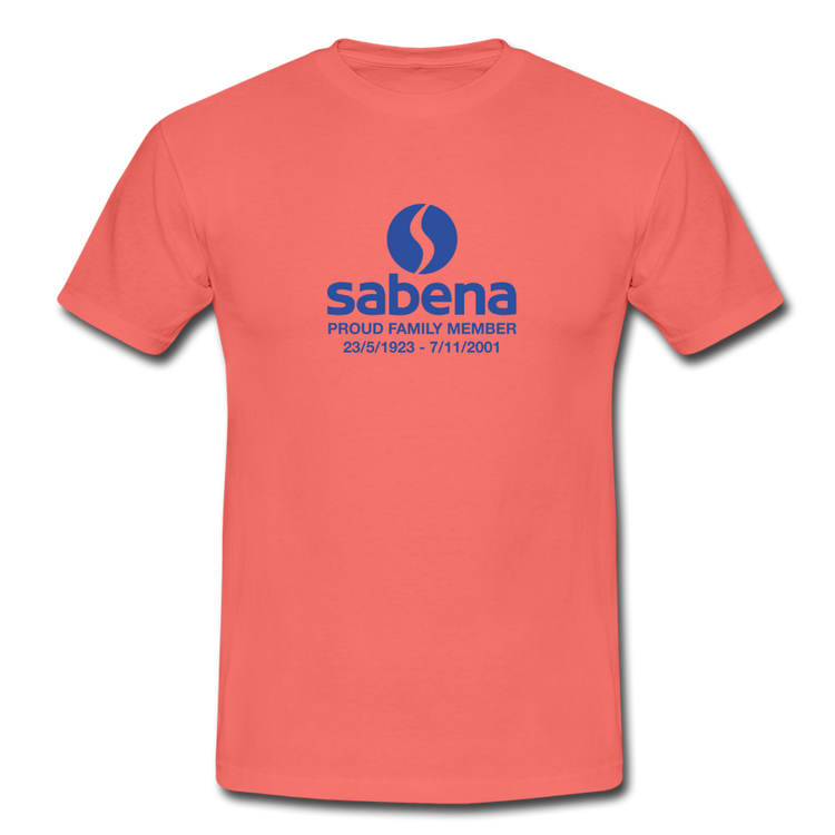 sabena proud family member - T-Shirt (man) - coral
