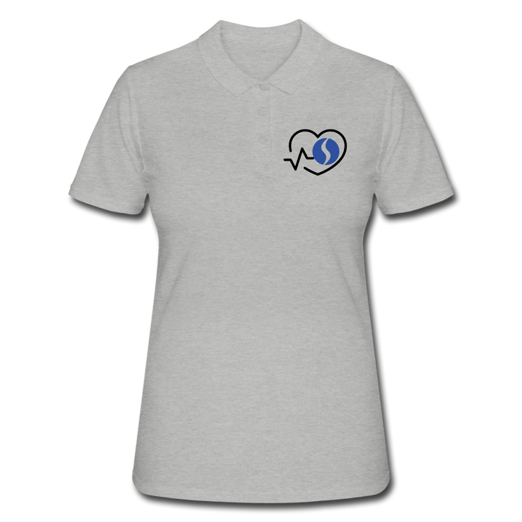 SABENA in my heart 01 - Polo Shirt (vrouw) - grijs gemêleerd