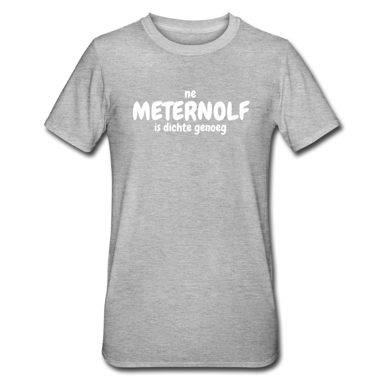 Unisex Polycotton T-Shirt - grijs gemêleerd