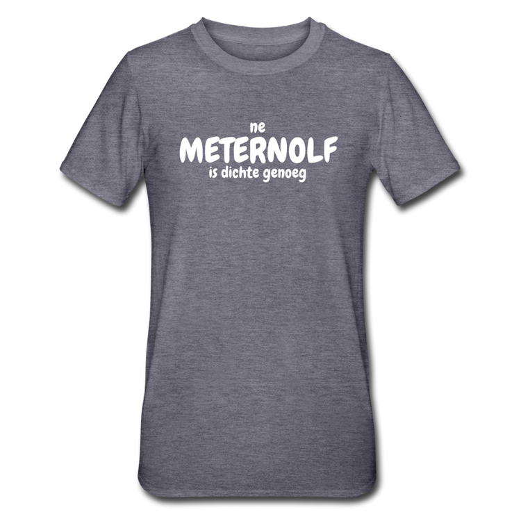 Unisex Polycotton T-Shirt - navy gemêleerd