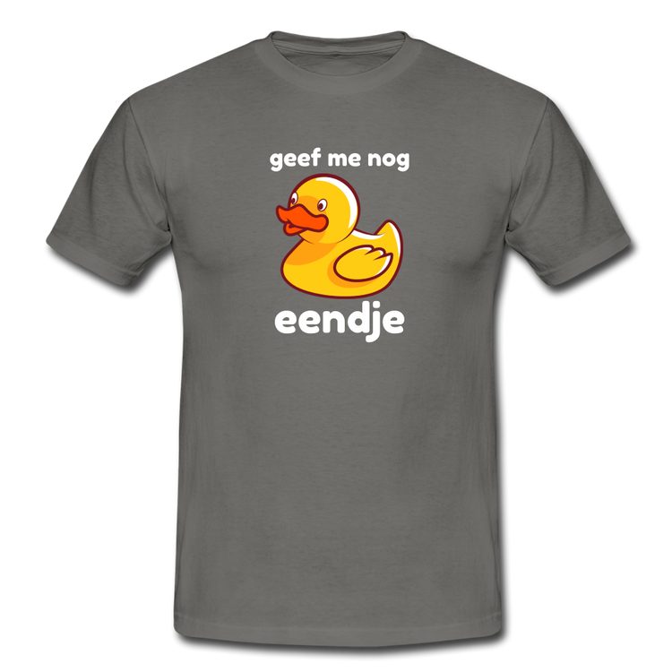 geef me nog eendje - T-shirt (man) - grafietgrijs