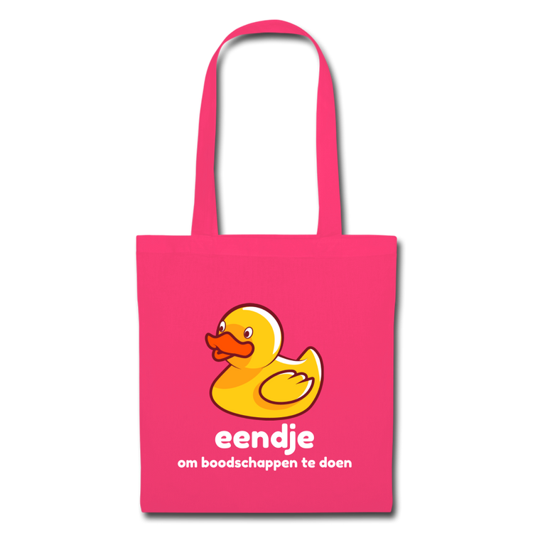 eendje om boodschappen te doen - Tote Bag - azalea
