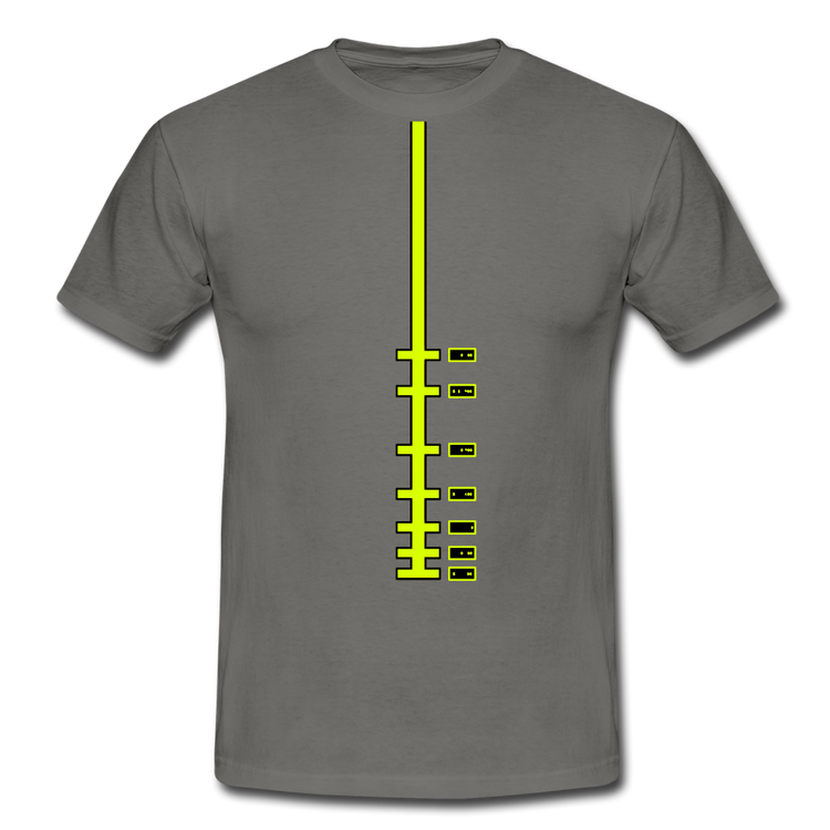 stopbar- T-Shirt (man) - grafietgrijs