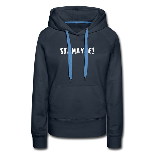 sjamayee - Premium Hoodie (vrouw) - navy