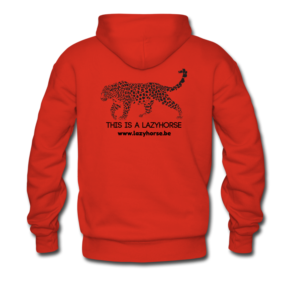 this is a lazyhorse - Premium hoodie (man) - rood