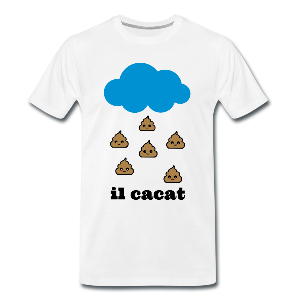 il cacat - Premium T-Shirt (man) - wit