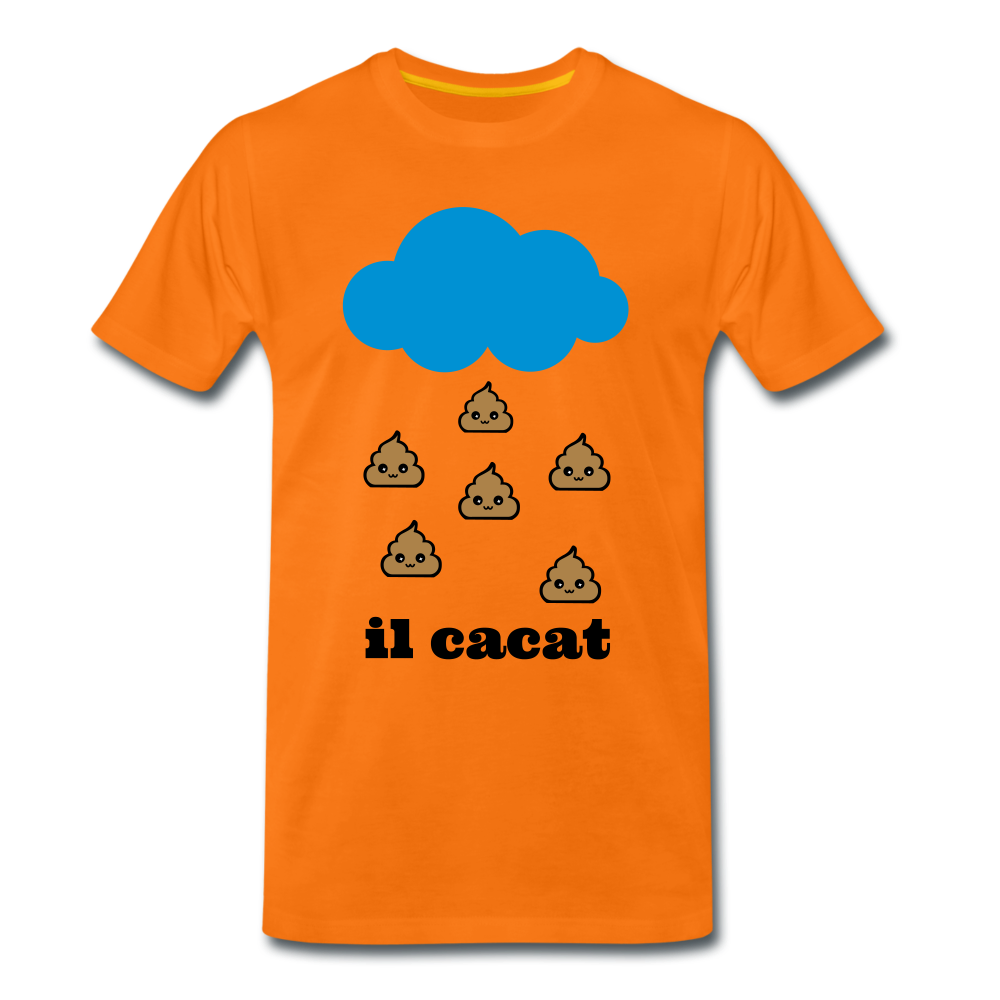 il cacat - Premium T-Shirt (man) - oranje