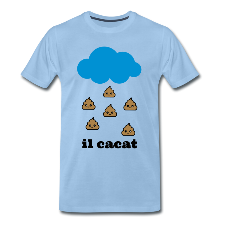 il cacat - Premium T-Shirt (man) - sky
