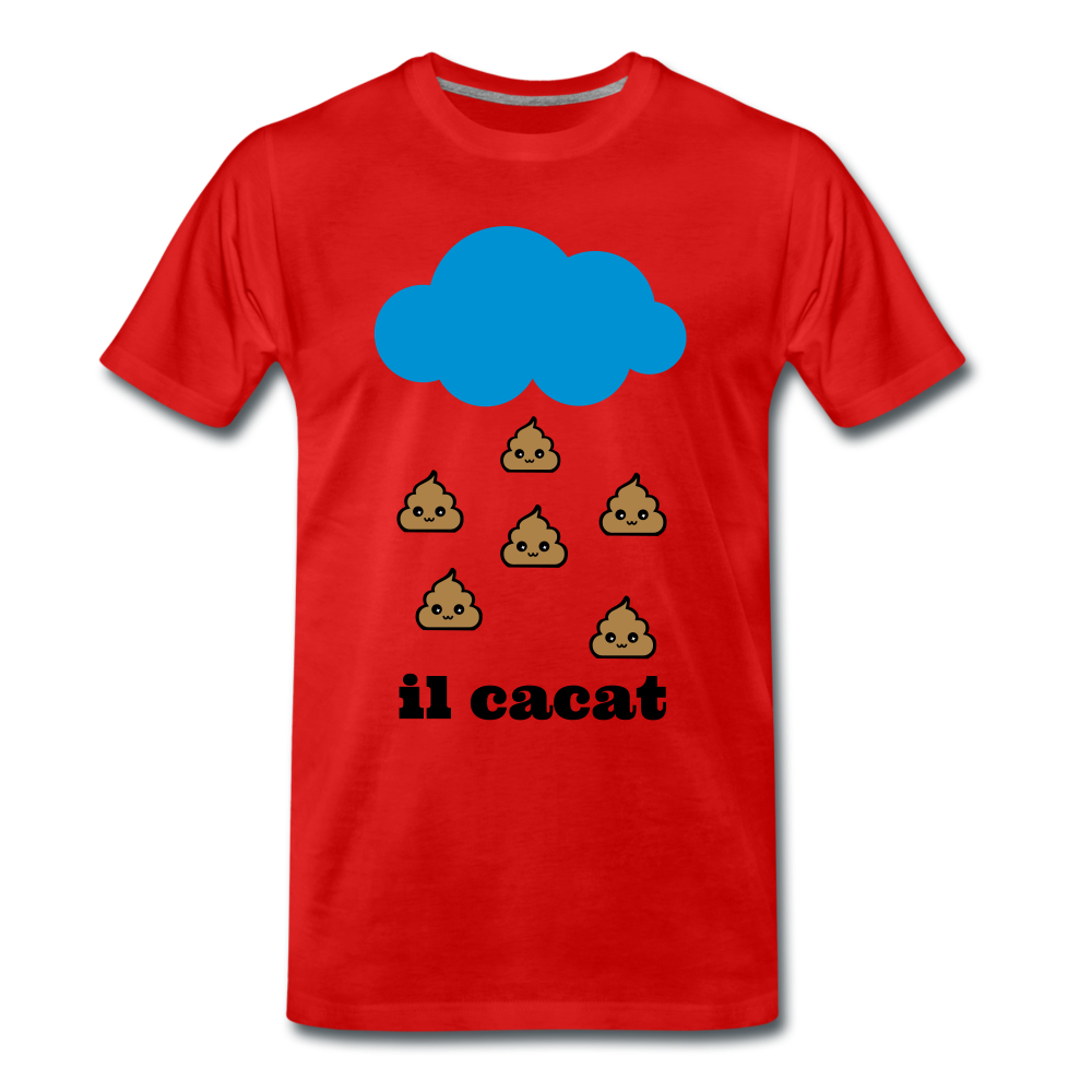 il cacat - Premium T-Shirt (man) - rood
