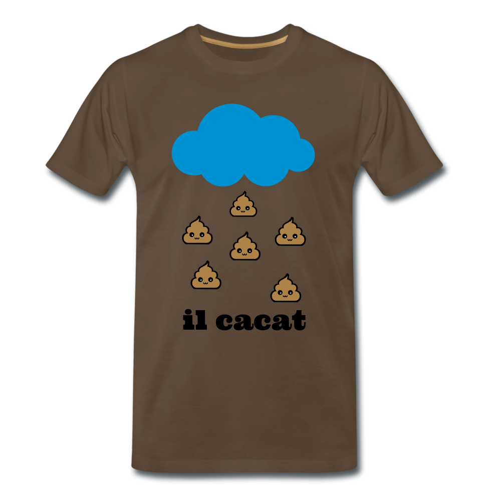 il cacat - Premium T-Shirt (man) - edelbruin