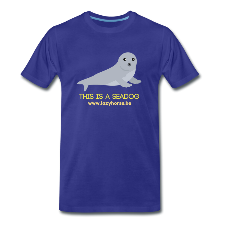 this is a seadog - Premium T-Shirt (man) - koningsblauw