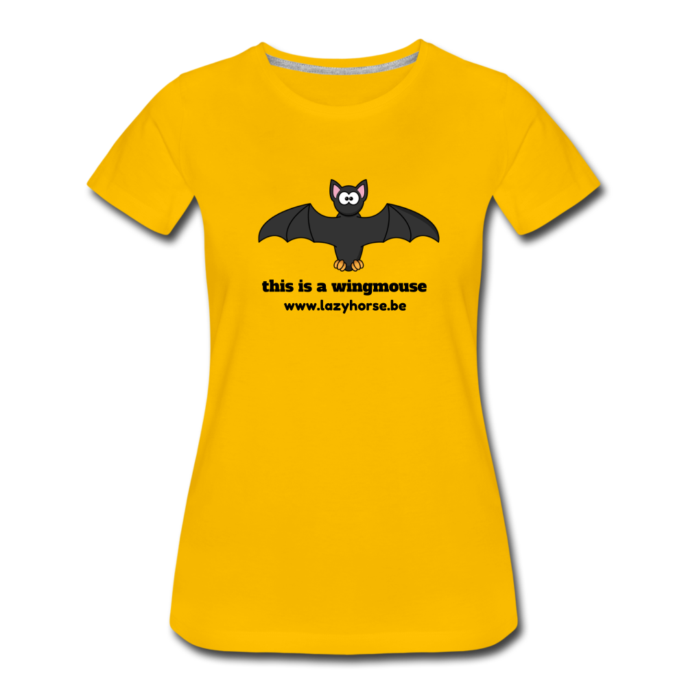 this is a wingmouse  - Premium T-Shirt (vrouw) - zongeel