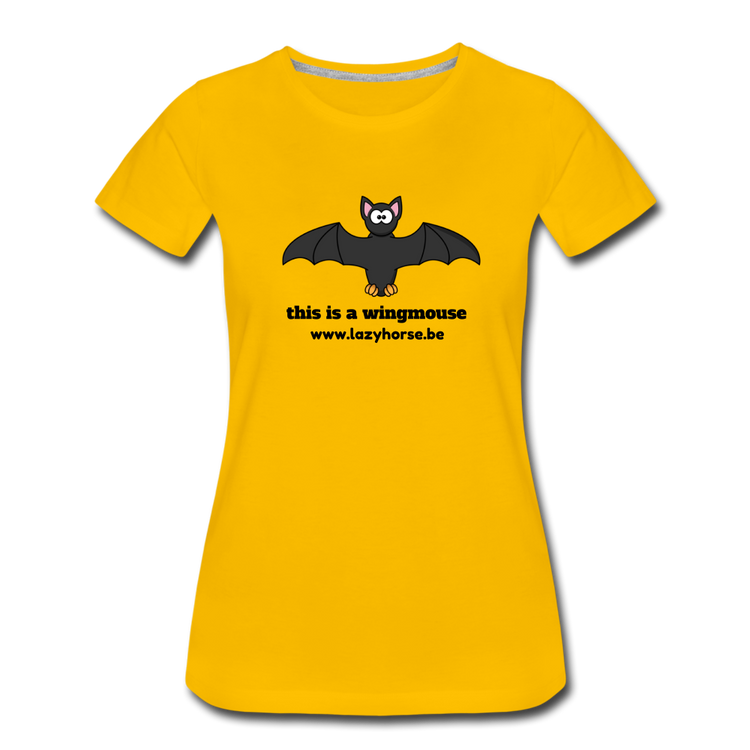 this is a wingmouse  - Premium T-Shirt (vrouw) - zongeel