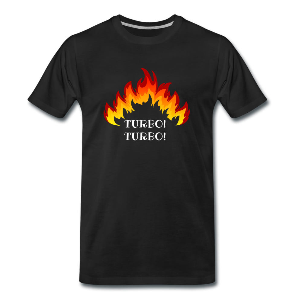 Turbo! Turbo! - Premium T-Shirt (man) - zwart