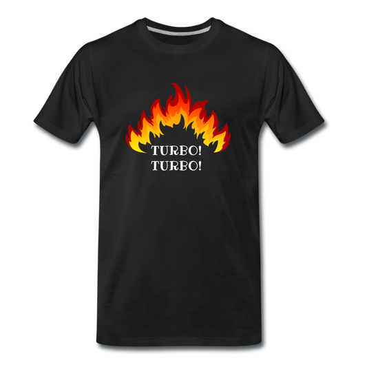 Turbo! Turbo! - Premium T-Shirt (man) - zwart