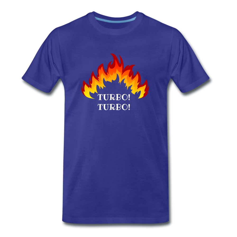 Turbo! Turbo! - Premium T-Shirt (man) - koningsblauw