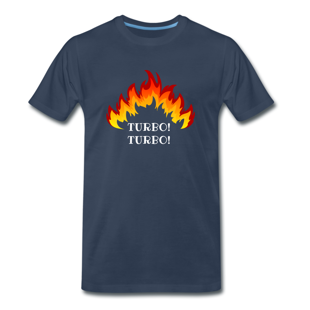 Turbo! Turbo! - Premium T-Shirt (man) - navy