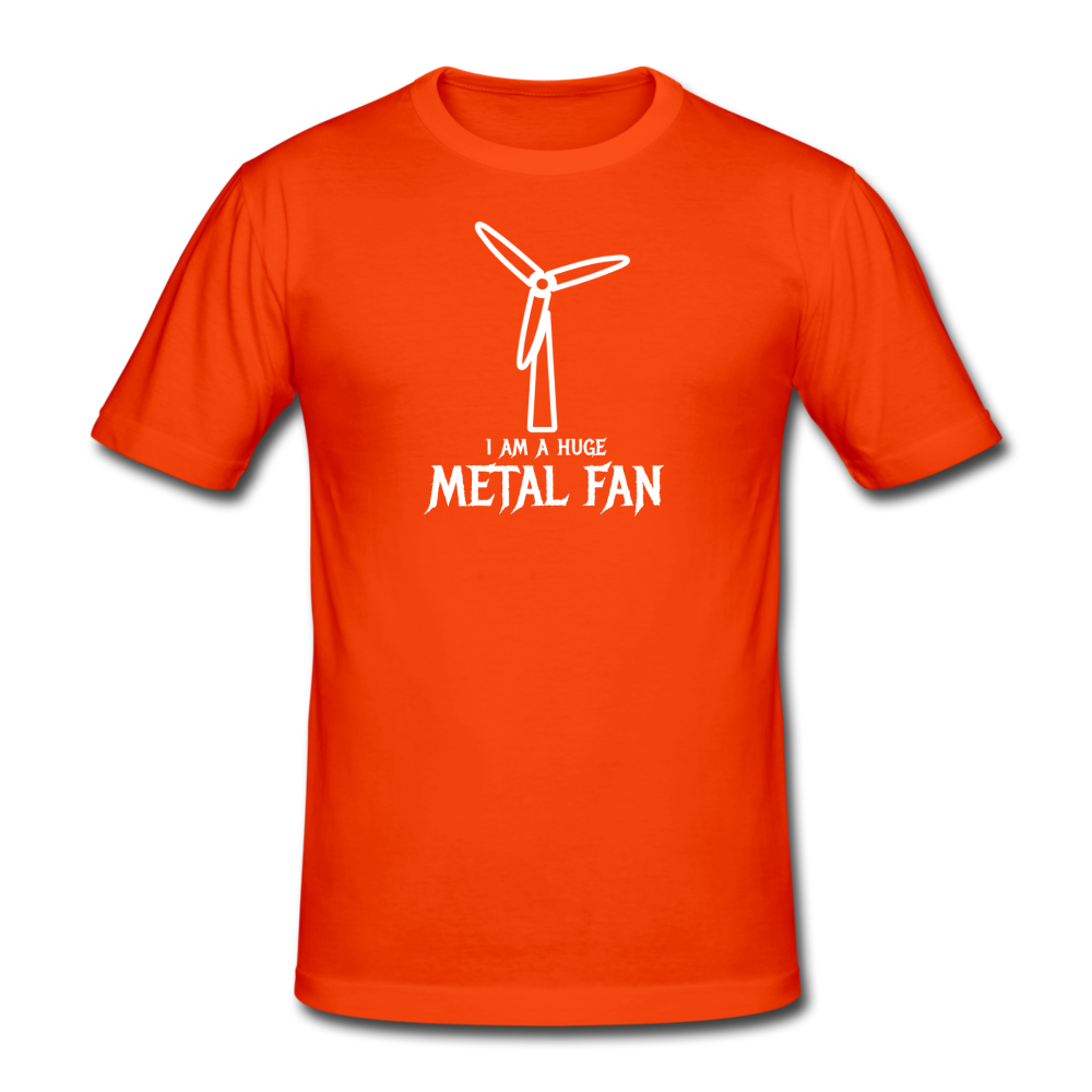 huge metal fan - Gildan heavy T-shirt (man) - oranje