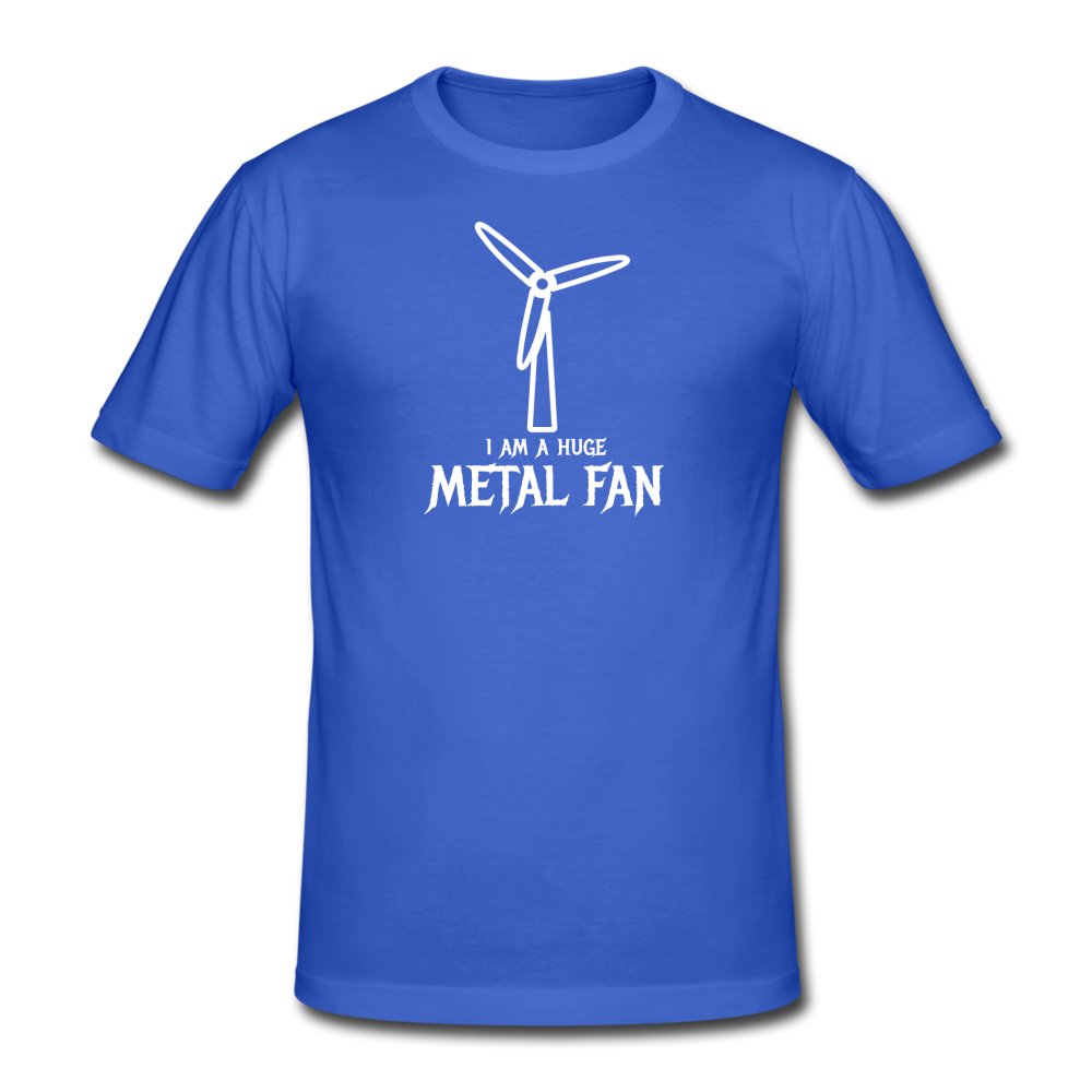 huge metal fan - Gildan heavy T-shirt (man) - koningsblauw