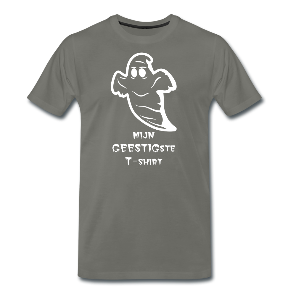 mijn geestigste T-shirt - Premium T-Shirt (man) - asfalt