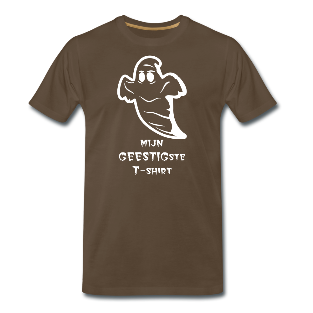 mijn geestigste T-shirt - Premium T-Shirt (man) - edelbruin