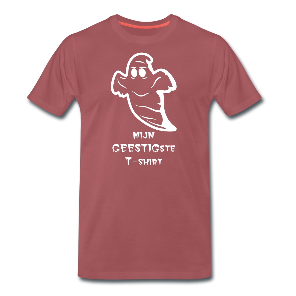 mijn geestigste T-shirt - Premium T-Shirt (man) - washed burgundy