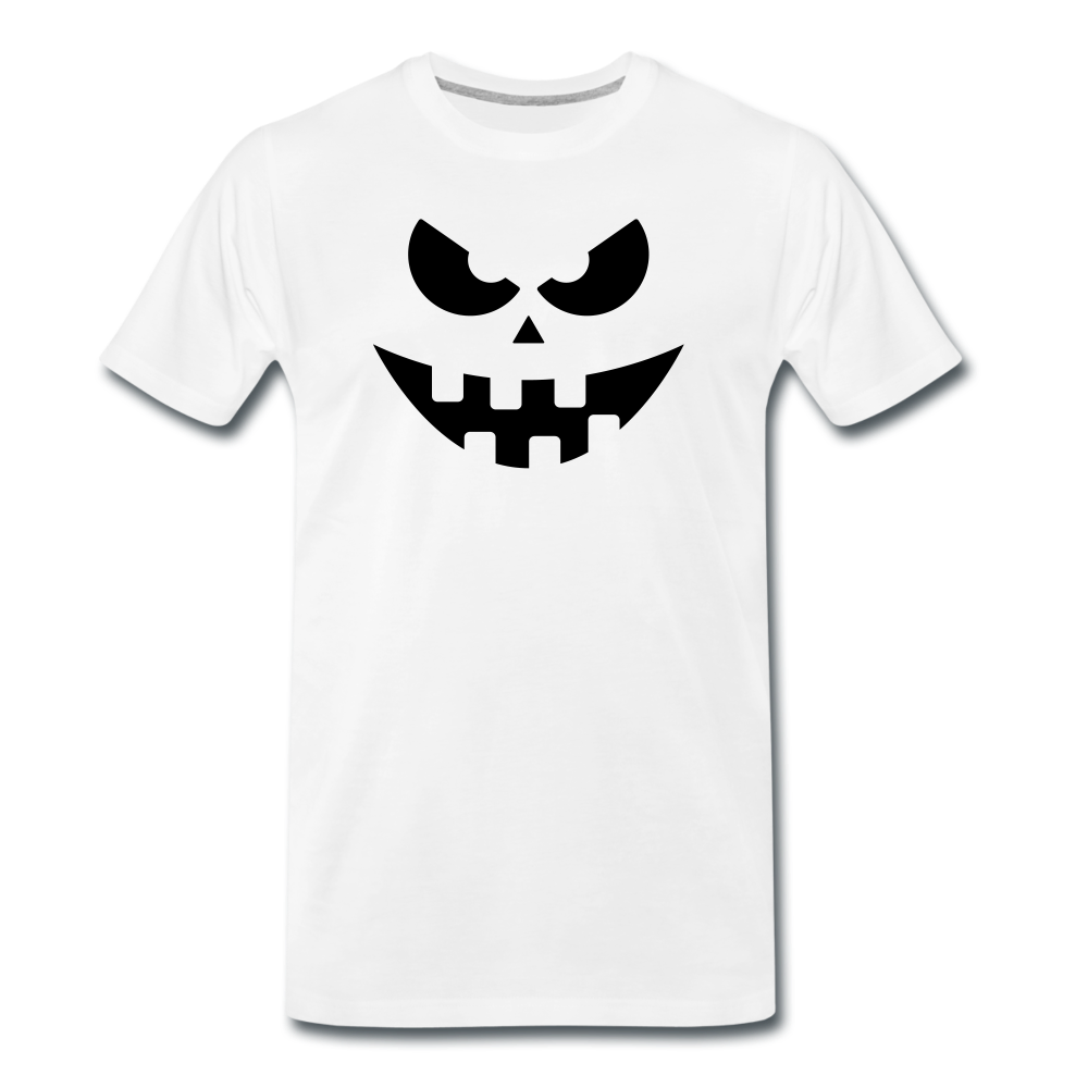 halloween pompoen II - Premium T-Shirt (man) - wit