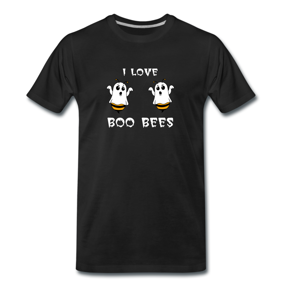 I love boo bees - Premium T-Shirt (man) - zwart