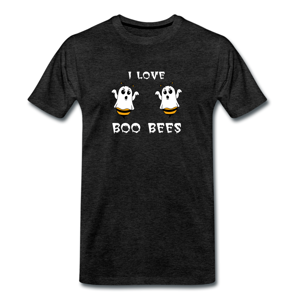 I love boo bees - Premium T-Shirt (man) - houtskool
