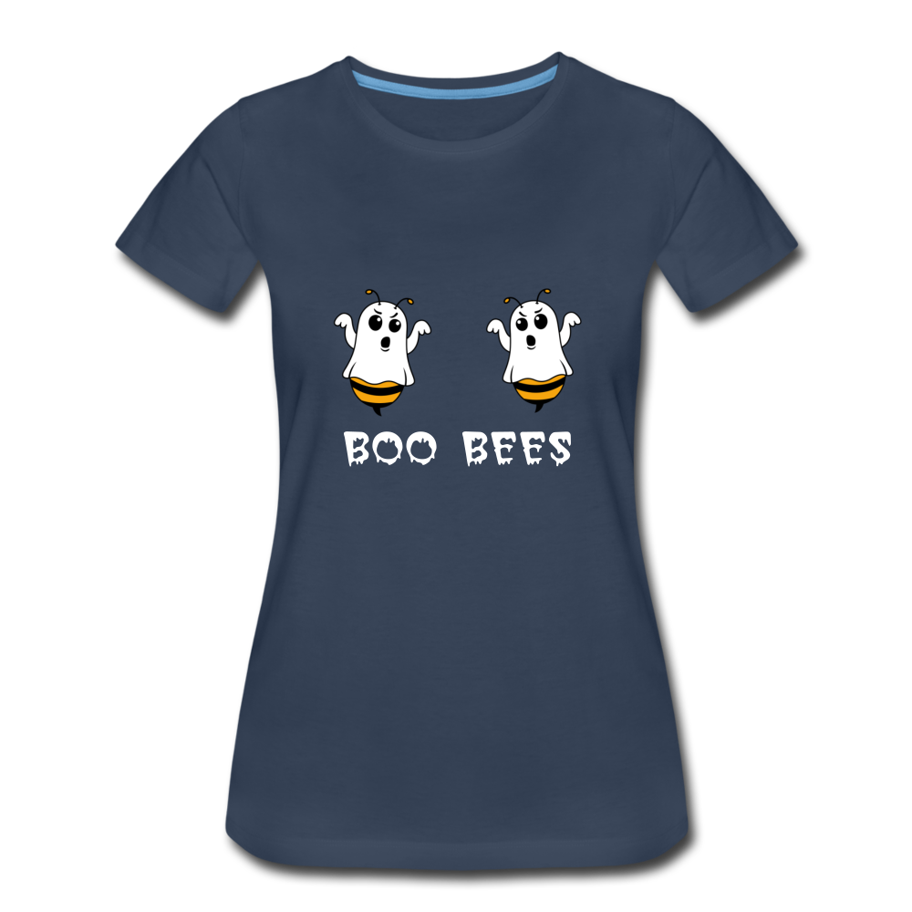 BOO BEES - Premium T-Shirt (vrouw) - navy