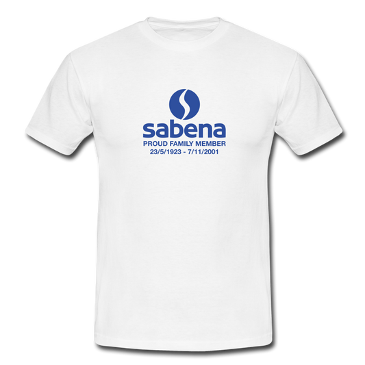 sabena proud family member - T-Shirt (man) - wit