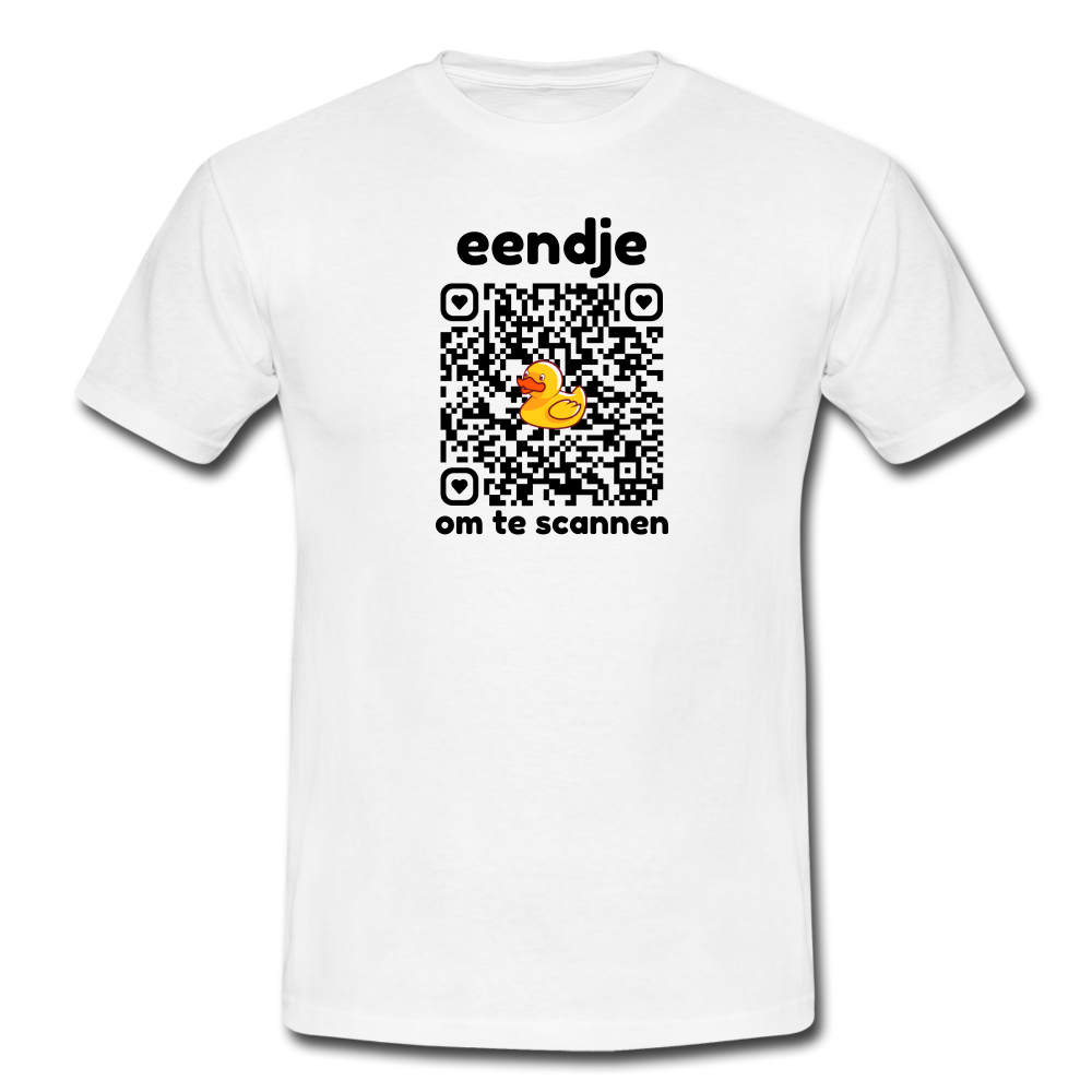 eendje om te scannen - T-shirt (man) - wit