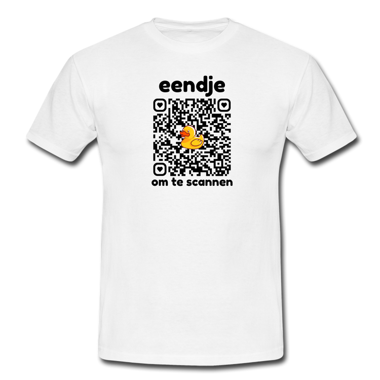 eendje om te scannen - T-shirt (man) - wit