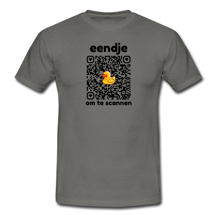 eendje om te scannen - T-shirt (man) - grafietgrijs