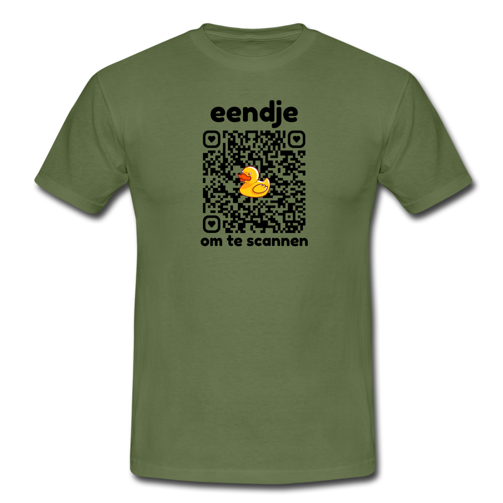 eendje om te scannen - T-shirt (man) - militairgroen