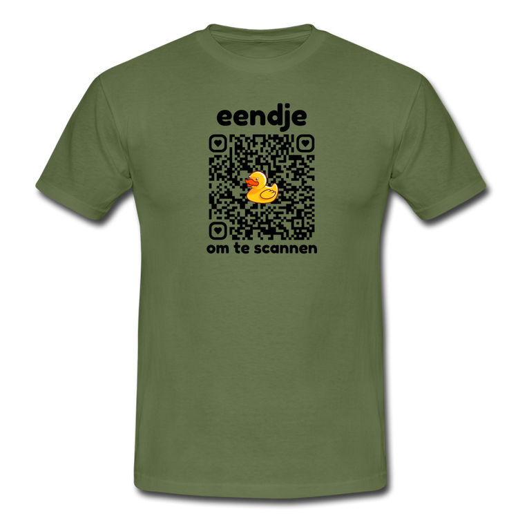 eendje om te scannen - T-shirt (man) - militairgroen