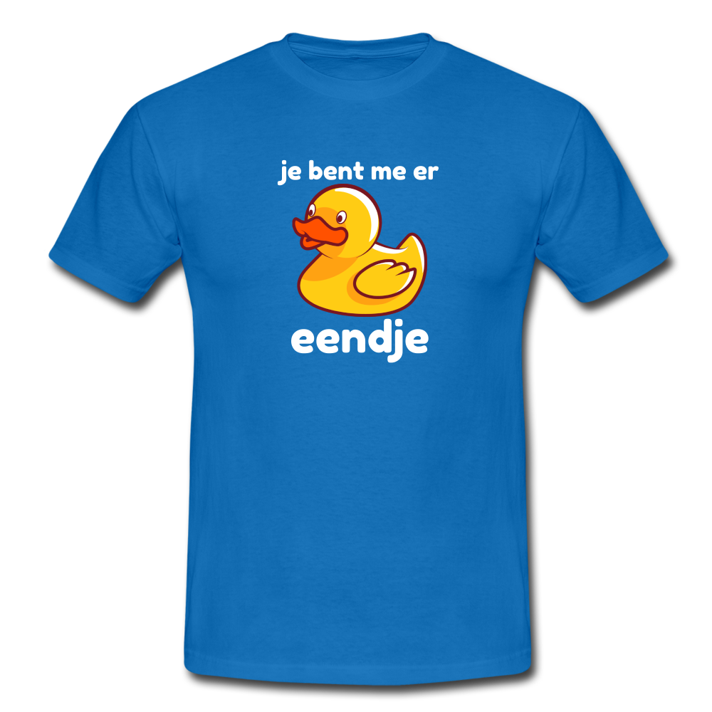 je bent me er eendje - T-shirt (man) - koningsblauw