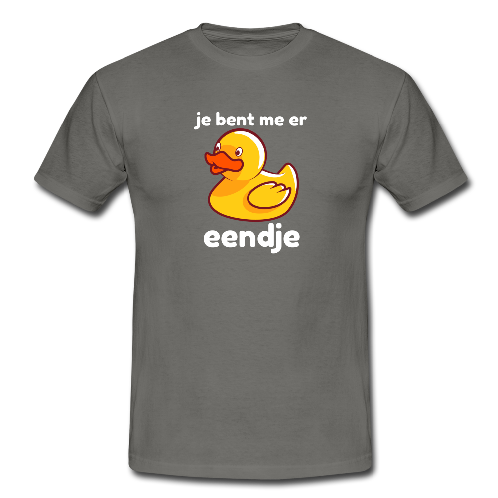 je bent me er eendje - T-shirt (man) - grafietgrijs
