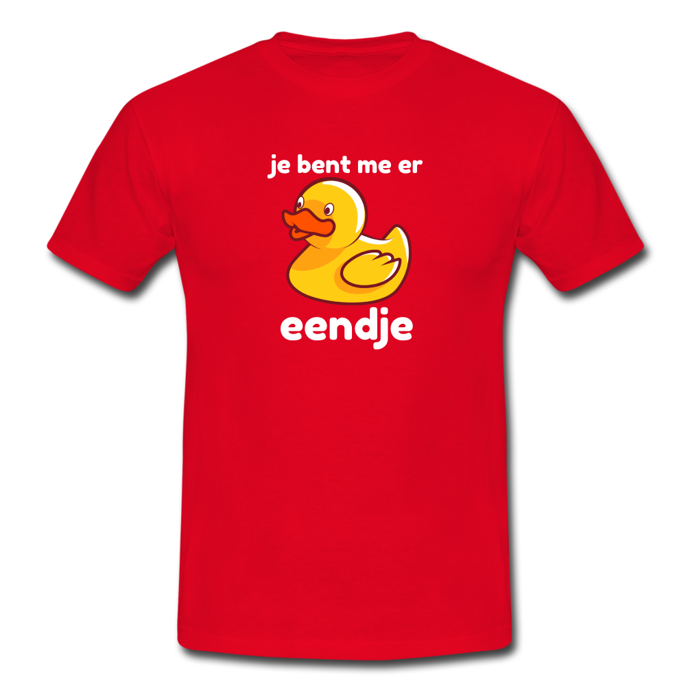 je bent me er eendje - T-shirt (man) - rood