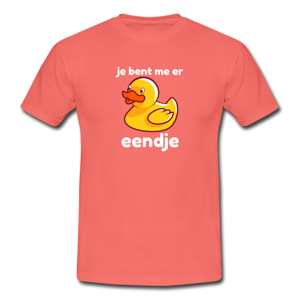 je bent me er eendje - T-shirt (man) - coral