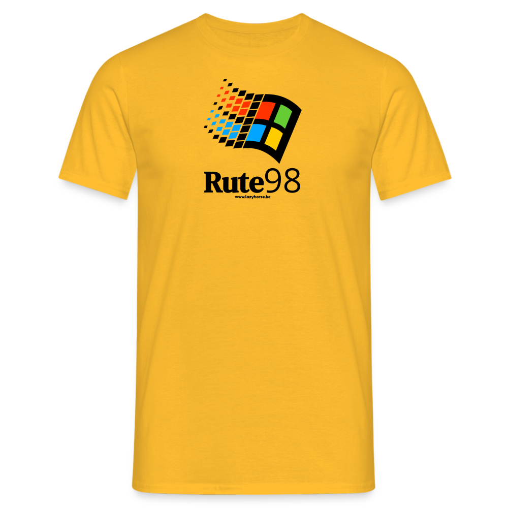 Rute98 T-Shirt (man) - yellow