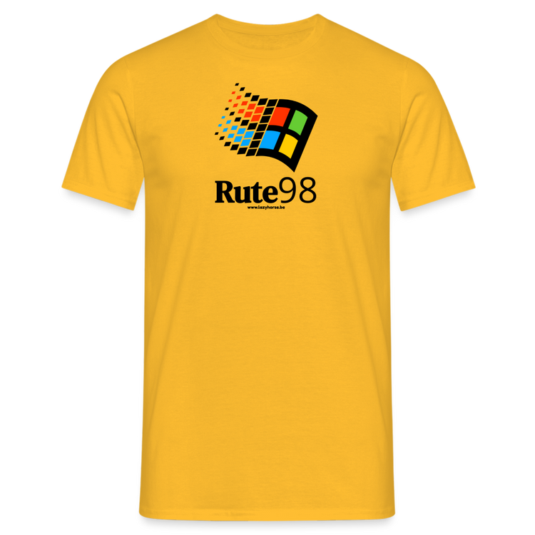 Rute98 T-Shirt (man) - yellow